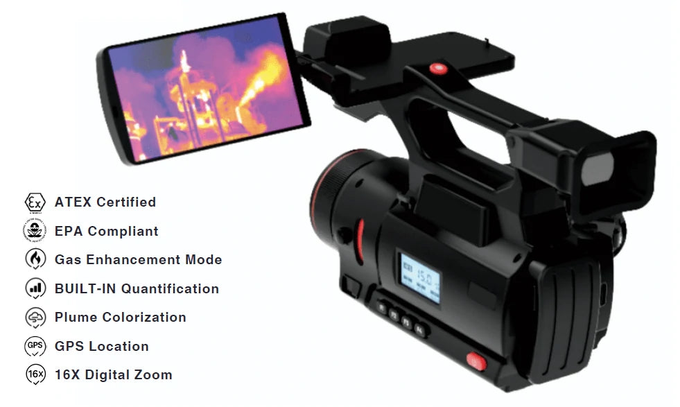V340 Intrinsically Safe Handheld OGI Camera
